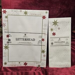 Christmas Letterhead and Envelopes Set
